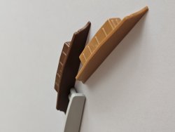 Krytka na oblou lištu světle hnědá Krytka na oblou lištu světle hnědá